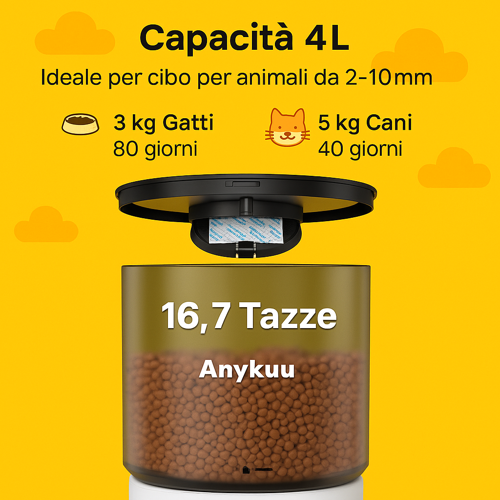 ZampaFood - Dispenser Automatico Per Gatti