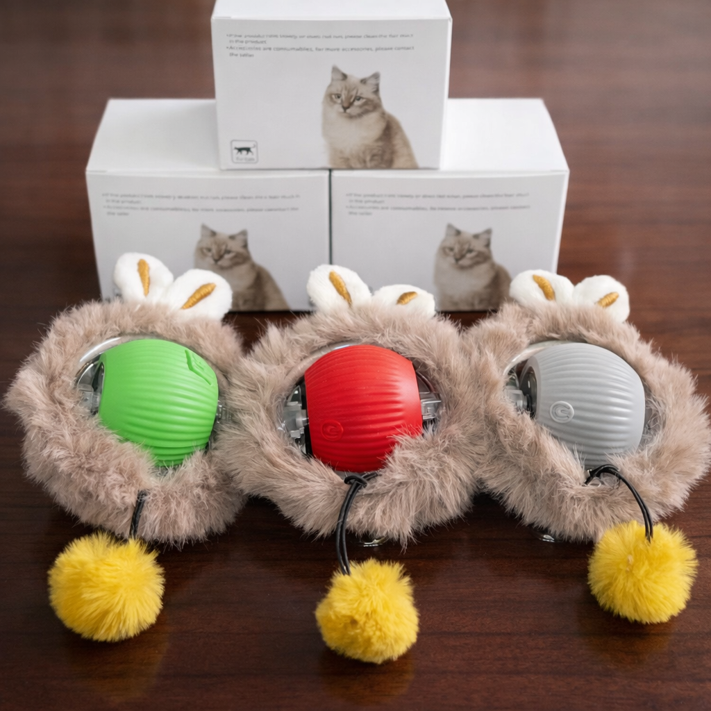 ZampaBall Instinct™
Balle interactive qui réveille l’instinct de chasse du chat.