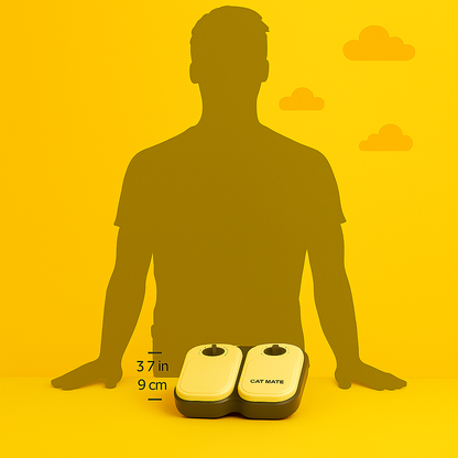 ZampaBall® Dispenser Cibo Umido per Gatti – Doppio Scomparto